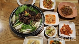 애니골에서 20년째, 전통 한정식과 능이오리 보양식