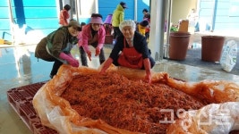 원당농협, 1200kg 김장으로 이웃사랑 펼쳐