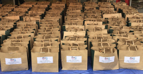 화정2동, 2020 효(孝)꾸러미 전달