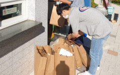 화전동, 저소득층에 쓰레기봉투 비대면으로 배부해