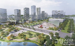 큰 호수공원 하나보다 5분 거리의 작은 호수공원을 만나는 도시 