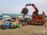 가와지(주) 송포들녘 영농폐기물 15톤 말끔히 수거