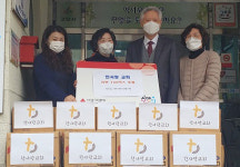행주동 한사랑교회, 사랑의 라면 기탁