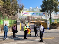 노인회 덕양지회, 스쿨존 학교지원봉사 교통안전교육 실시