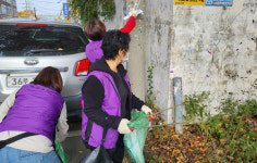 대청소로 우리마을 깨끗하게 푸르게
