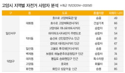 고양시 자전거 사망사고 많은 곳,  어딘가 봤더니