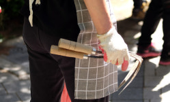 나무를 심고 마을이 더 맑아졌어요