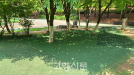 고양시 화정배수지 족구장 새단장