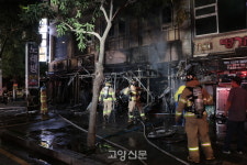 화정역 우정프라자, 새벽 3시 급박했던 화재 현장