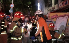 화정역 우정프라자, 새벽 3시 급박했던 화재 현장