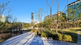 [포토] 일산에 폭 50미터 대형 육교 완성, 호수공원 낙조 감상 딱이네