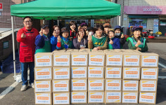 화정1동, 김장으로 이웃사랑 실천해