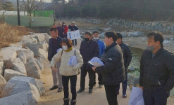 창릉천 솔내음누리길 보수 사전 점검
