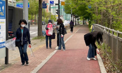 중산2동 통장협의회, 꽃박람회 맞이 마을 대청소해