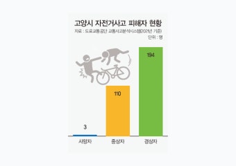 전치 4주 진단 받으셨나요?...다수 품지 못하는 '고양시 자전거보험'