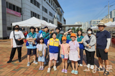 능곡역에 차려진 어르신 사랑의 한끼