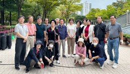 마두2동 주민자치회 가을맞이 초화 심어