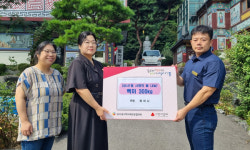 흥창사, 성사1동에 쌀 300kg 기탁
