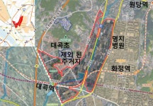 대곡역세권 개발, 주거지역은 울고, 명지병원 쪽 땅주인은 웃고