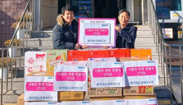 어려운 이웃 위한  라면 후원 이어져
