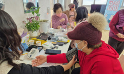 주엽1동 경로당 방문,  어르신들 건강 챙겨