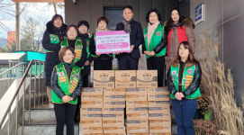 고양송죽라이온스클럽,  고양동에 영양식 음료 후원