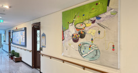 흰돌종합사회복지관, 국립현대미술관 미술은행 작품 전시