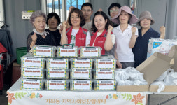 가좌동, 어르신에 물김치 나눔