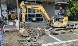 고양시대화노인종합복지관,  보도블록 전면 교체