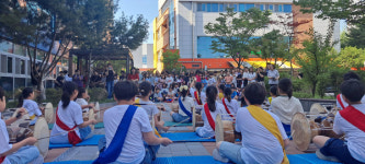 원흥초 등굣길에 흐른 우리의 소리