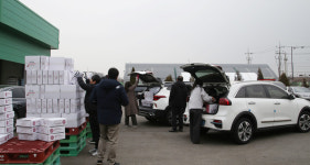 송포농협, 설맞이 떡국떡 나눔