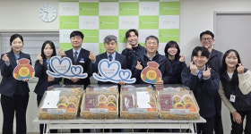 한국철도공사 능곡관리역,  설맞아 과일선물세트 후원