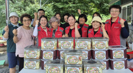 가좌동, 홀몸 어르신에  양배추 물김치 나눔
