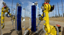 태양광 발전기업 헬리오젠, 태양광 설치 및 유지보수 로봇 이카루스 발표