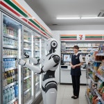 日 텔레이그지스턴스-세븐일레븐, 2029년 매장에 휴머노이드 도입한다