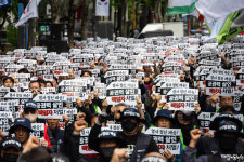 양경수 위원장 특수고용직 권리 위해 싸우자