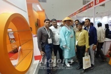(주)굿맨공작소 | [IMTEX 2019] 인도 공작기계 전시회에 등장한 '삿갓맨'
