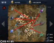 리니지2레볼루션, 최고 레벨 사냥터 스파인 광산지대 파밍 지도 정리