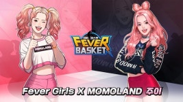 룽투코리아, 피버 바스켓 인기그룹 모모랜드 멤버 주이, 혜빈, 낸시와 캐릭터 모델링 계약 체결