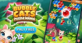 도담게임즈, 캐주얼 퍼즐 게임 버블 캣츠 정식 출시