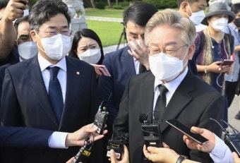 ‘여권 1강’ 이재명, 대선 출마선언…윤석렬 대항마로 부상