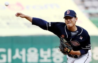 두산 곽빈의 빈칸 채우기