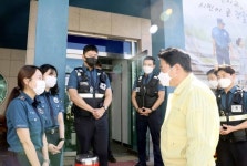 백군기 용인시장, “노고에 먼저 감사, 시민들 불편함 겪지 않도록 최선” 당부...유관기관 등 격려 방문