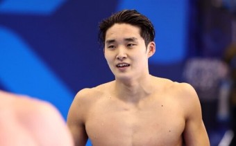 수영 김우민, 세계선수권 男 자유형 400ｍ 5위... 개인 최고 기록 경신
