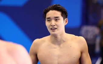 수영 김우민, 세계선수권 男 자유형 400ｍ 5위... 개인 최고 기록 경신