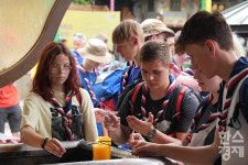 [포토] 잼버리 영국 스카우트단, 조계사 템플스테이서 힐링 체험