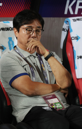 공수 모두 낙제점… 황선홍호, U-23 아시안컵 예선서 카타르에 0-2 완패