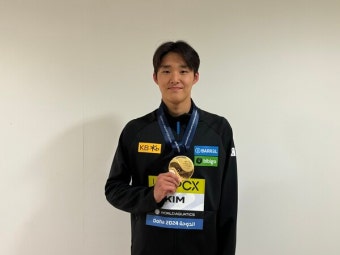 박태환 이후 13년 만의 세계선수권 金... 김우민 