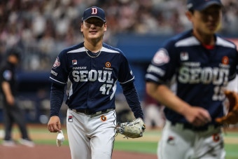 두산 최지강 선수, 오른쪽 어깨 통증으로 1군 말소될 예정