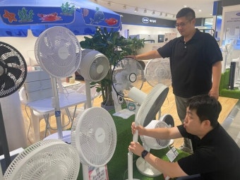 가을 폭염에 에어컨·선풍기 '불티'...전자랜드, 여름가전 판매 증가